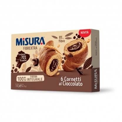 Picture of MISURA CROISSANTS FIBEXTRA CHOCLATE 300GR
